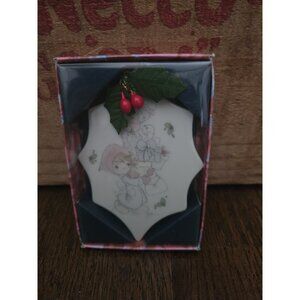 Vtg Precious Moments Ornament 1991 Bundles of Joy Porcelain 234125 Christmas